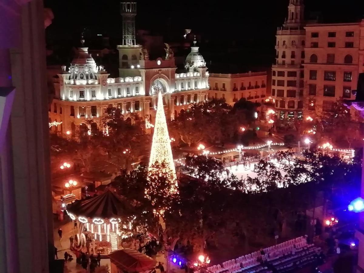 Ayuntamiento Panoramic Lägenhet Valencia Exteriör bild